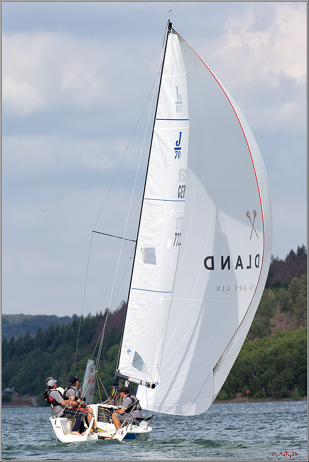 J70 - WOODLAND, 12.06.2021 Segelboot; Segeln; Woodland; Spinnaker; J70; Sorpesee; Sauerland